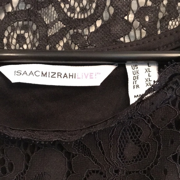 Isaac Mizrahi Live L pullover cold shoulder top - Picture 2 of 6